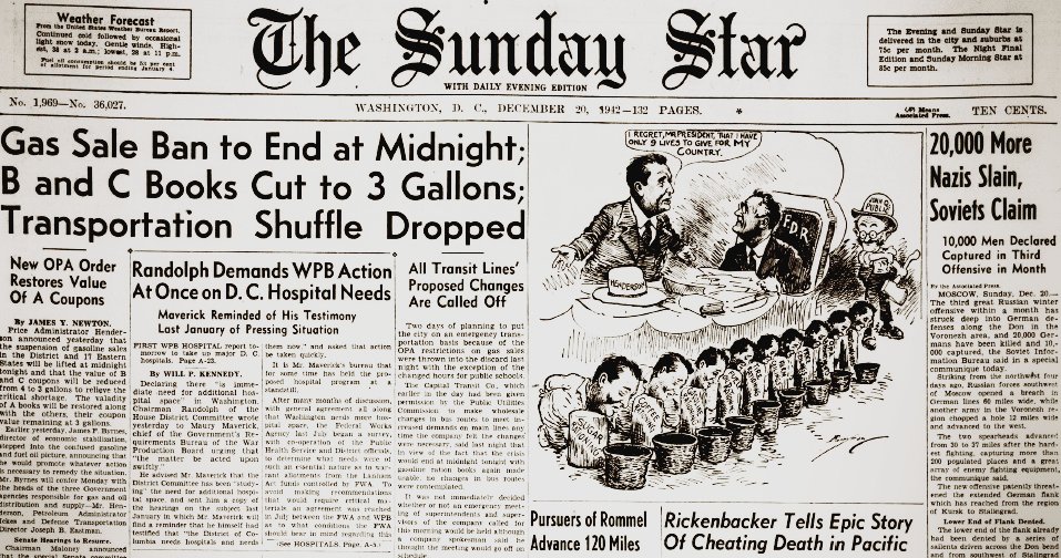 World War II Chronicle: December 20, 1942