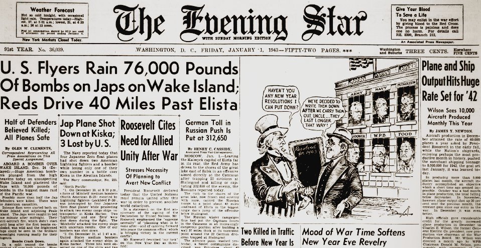 World War II Chronicle: January 1, 1943